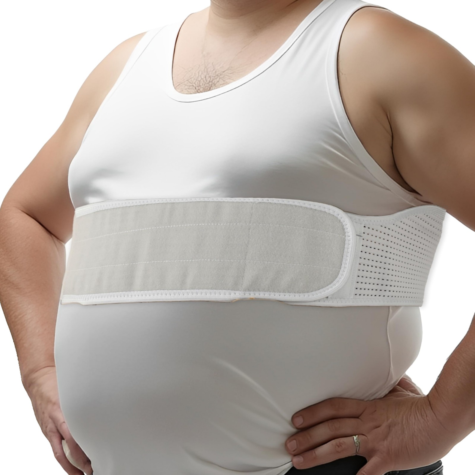 Plus Size Rib Brace Extra Long Compression Wrap Fits 5560 Chest