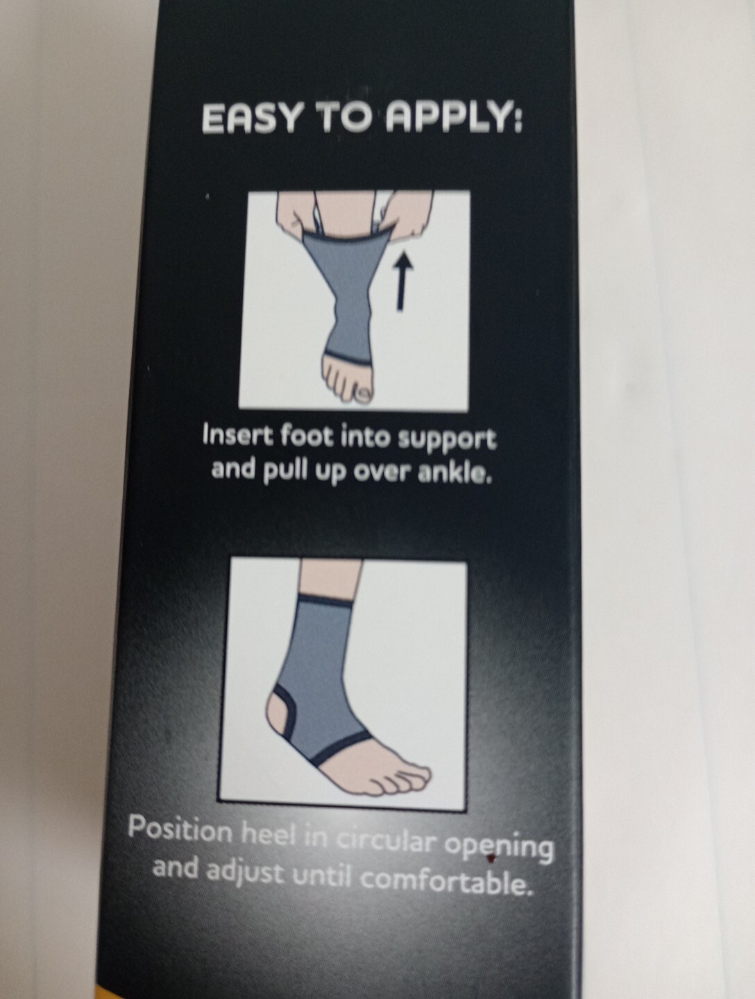 Rite Aid Compression Ankle Support Color Black Size S/M