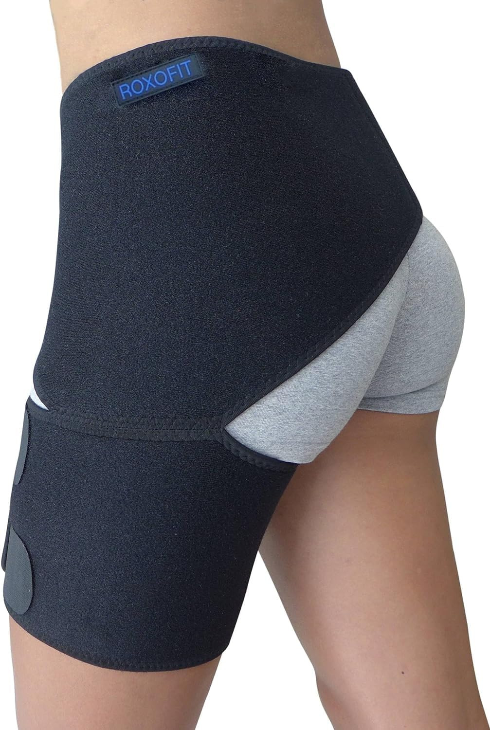 Hip Brace for Sciatica Pain Relief – Compression Support Wrap for Thigh Injury,