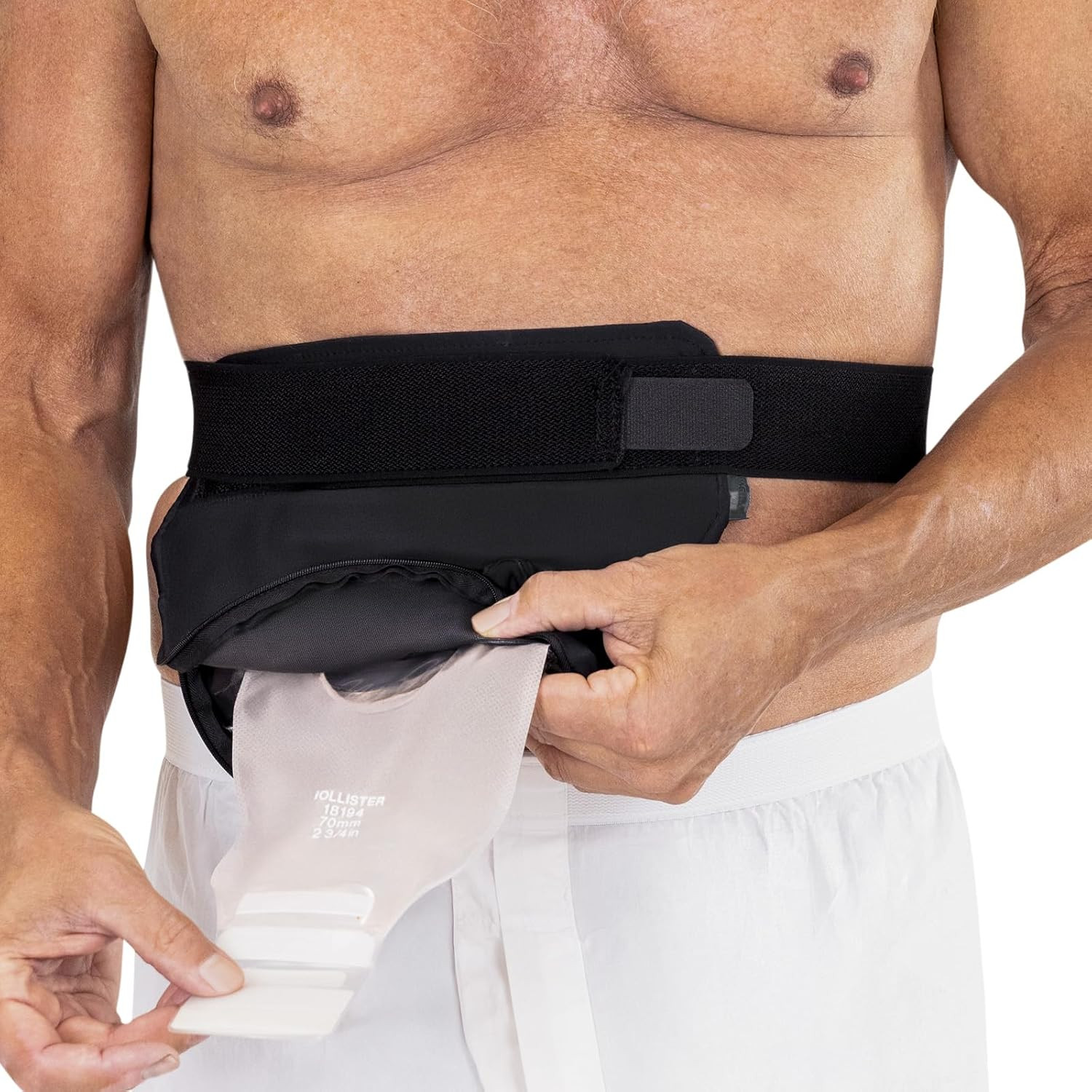 Ostomy Belt for Men & Women – Adjustable Belt for Colostomy, Ileostomy, Urostomy