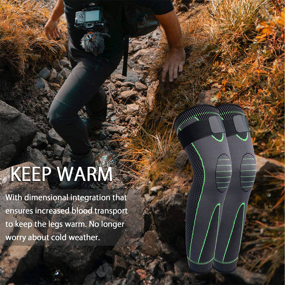 Leg Support Brace Calf Compression Sleeve Socks with Strap Sport Pain Relief US
