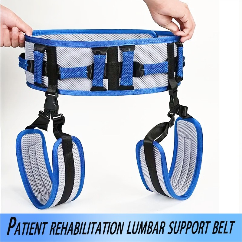Gait Belt Transfer Belts for Lifting Seniors Walking and Standing Assist Aid Leg