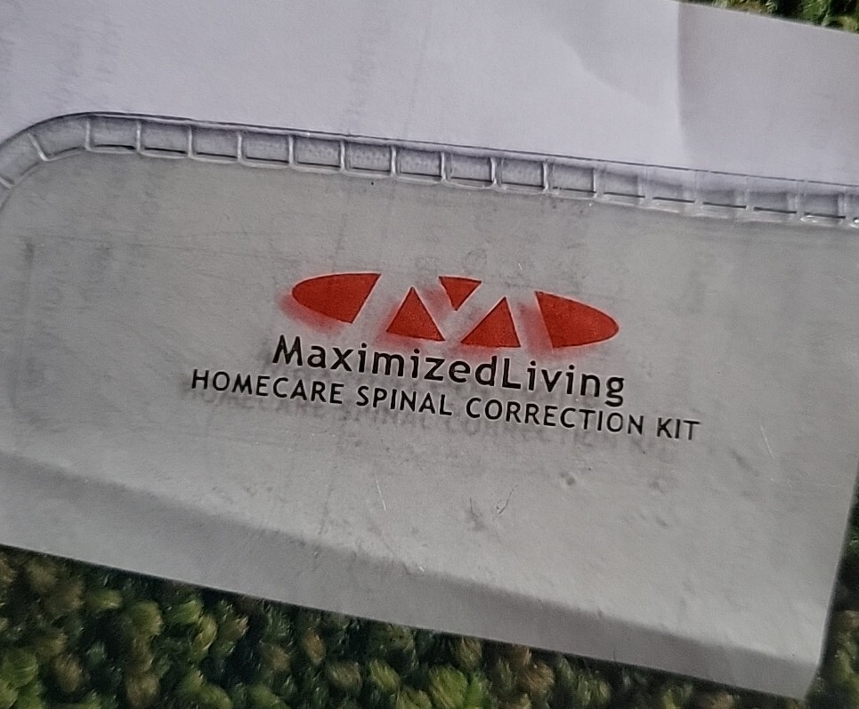 Maximized Living Home Care Spinal Correction Kit New In Package