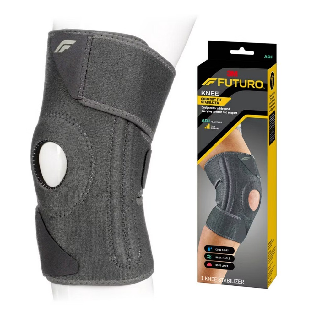 Comfort Fit Knee Stabilizer, Adjustable Knee Brace – 1pk