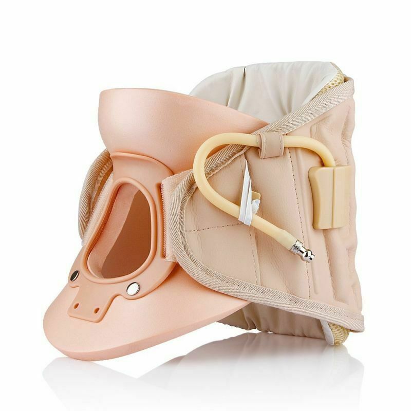 Cervical Collar Neck Support Brace Air Traction Therapy Device Neck Pain Release