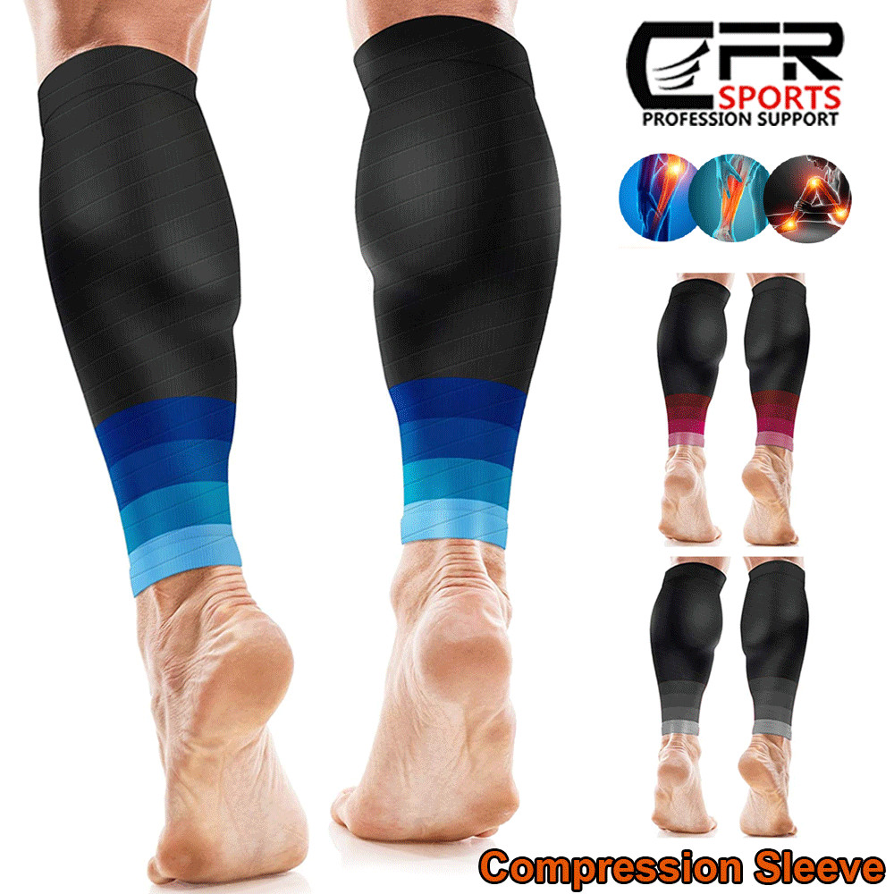 Compression Sleeve Support Leg Calf Brace Socks Sport Gym Pain Relief Men Women