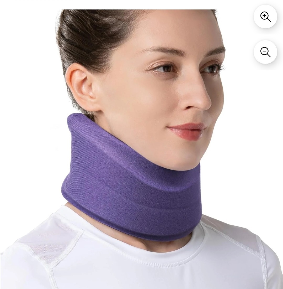Adjustable Collar Neck Support Brace Soft Cervical Traction Device Pain Relief