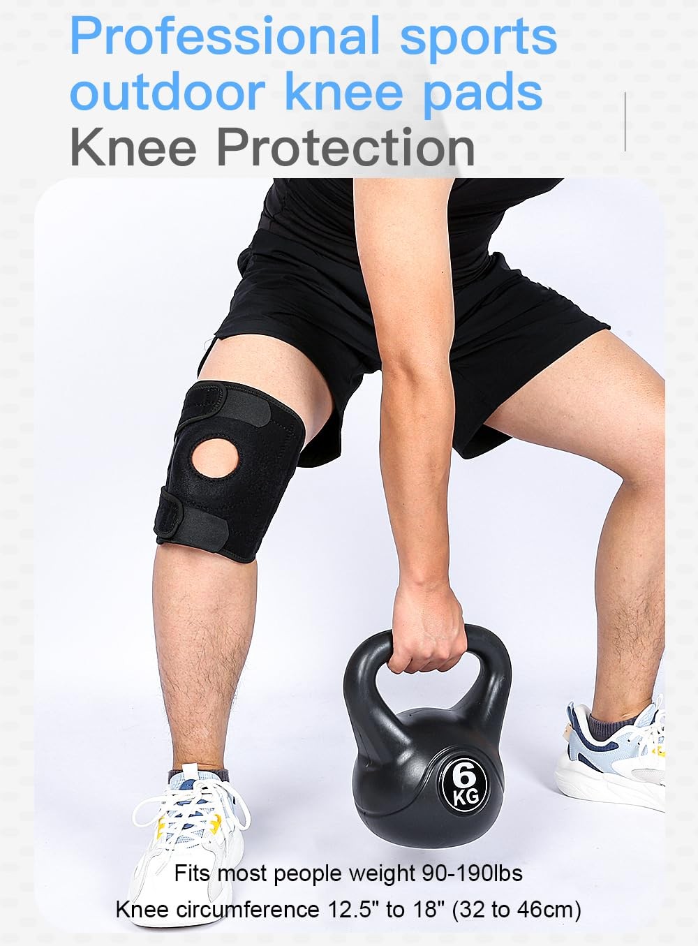 Knee Brace for Women Men with Side Stabilizers, Knee Braces for Knee Pain ACL…