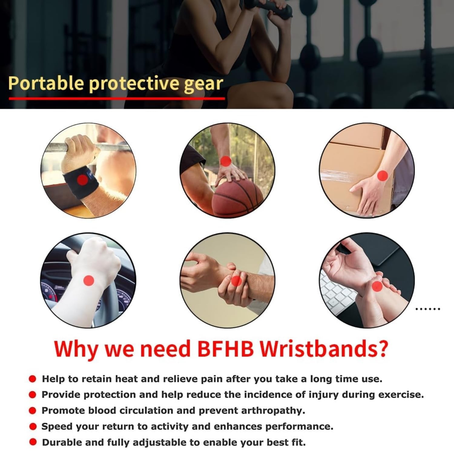 New Updated Wrist Brace for TFCC Tears – Adjustable, Dual protection, Fit Bot…