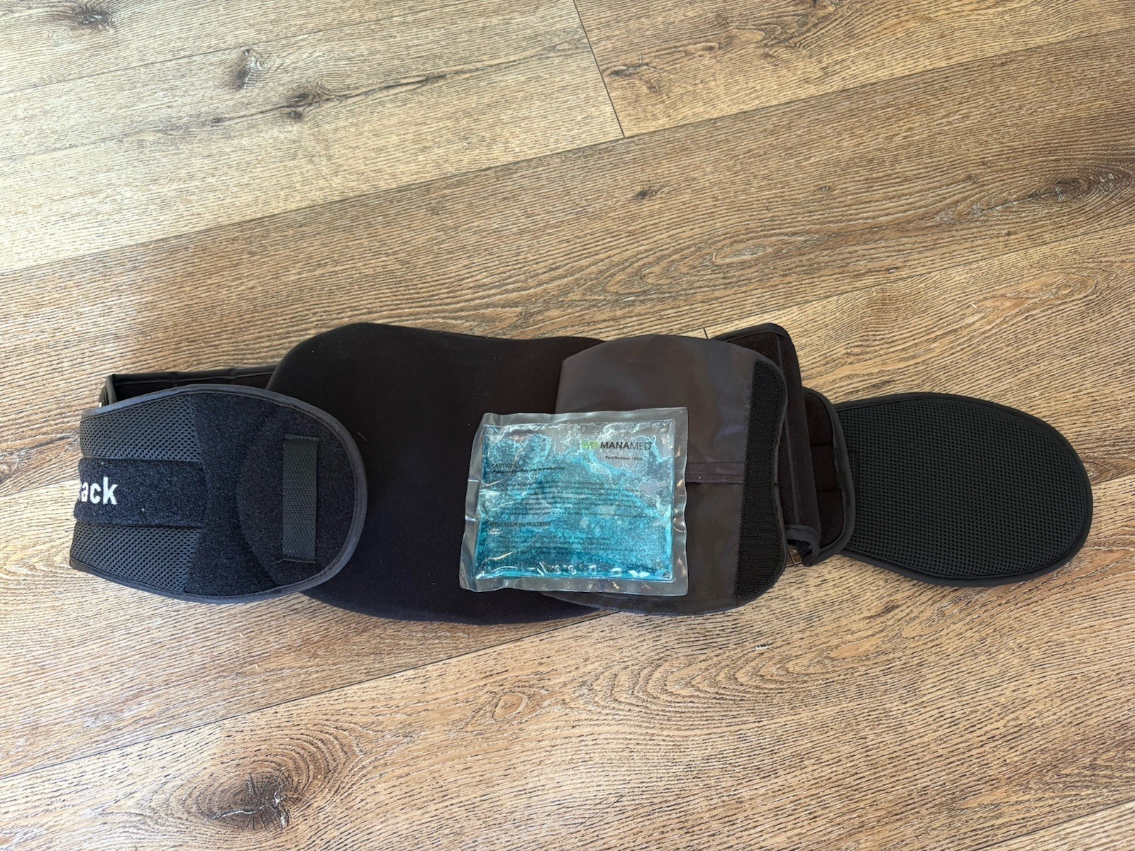 MANAMED Tailback Universal Back Brace Adjusts 25″ to 68″ Ice Pack Insert