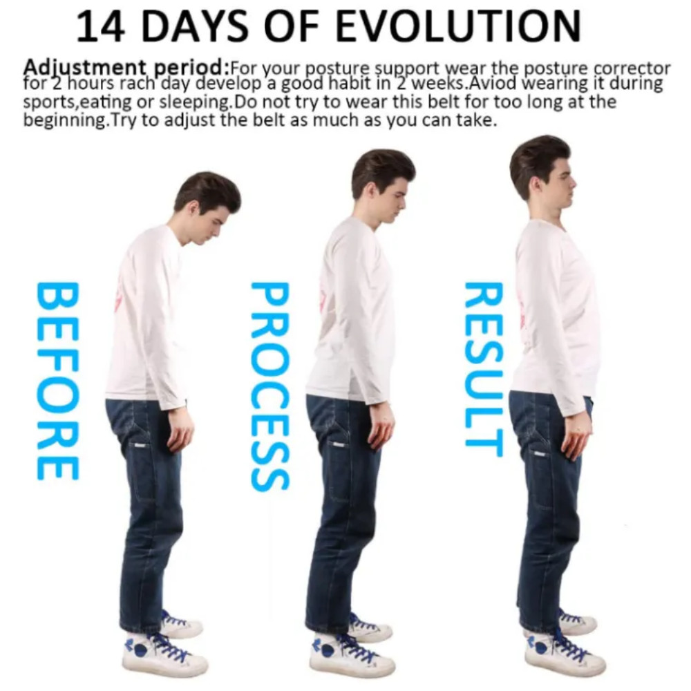 Medical Back Posture Corrector Belt Shoulder Back Support Braces Back Correction
