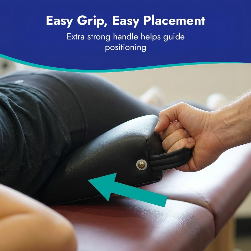 Pelvic Sacral SOT Blocks Non Slip Base 1/Pair Upholstered Black