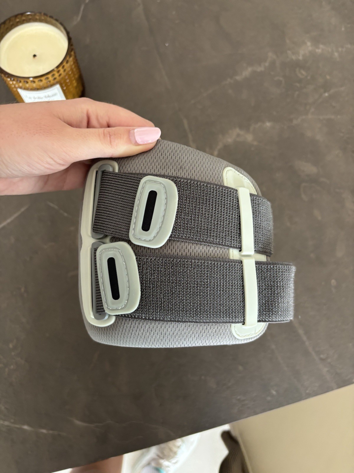 Bioness Adjustable Gray Electronic Orthopedic Brace Fabric Plastic w/ Charger