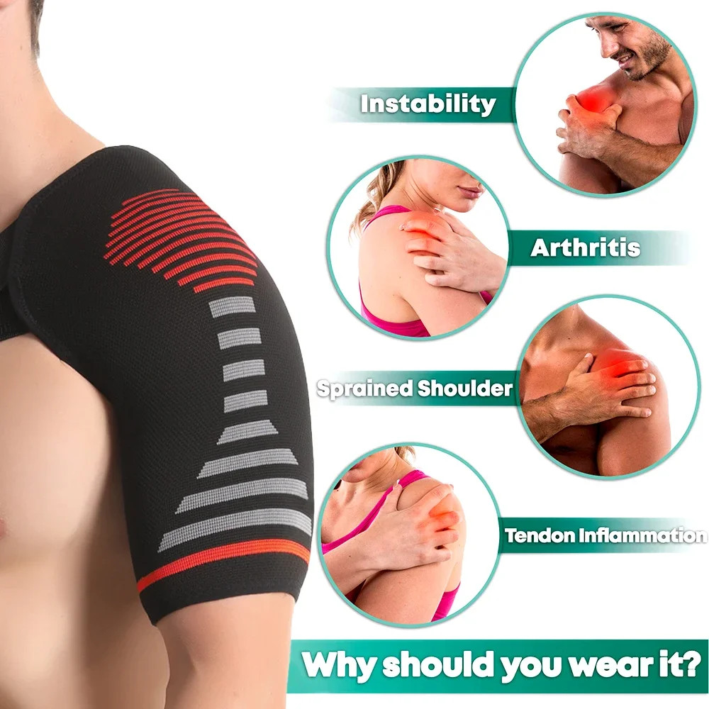 Compression Shoulder Brace with PowerKnit Compression Technology | Shoulder