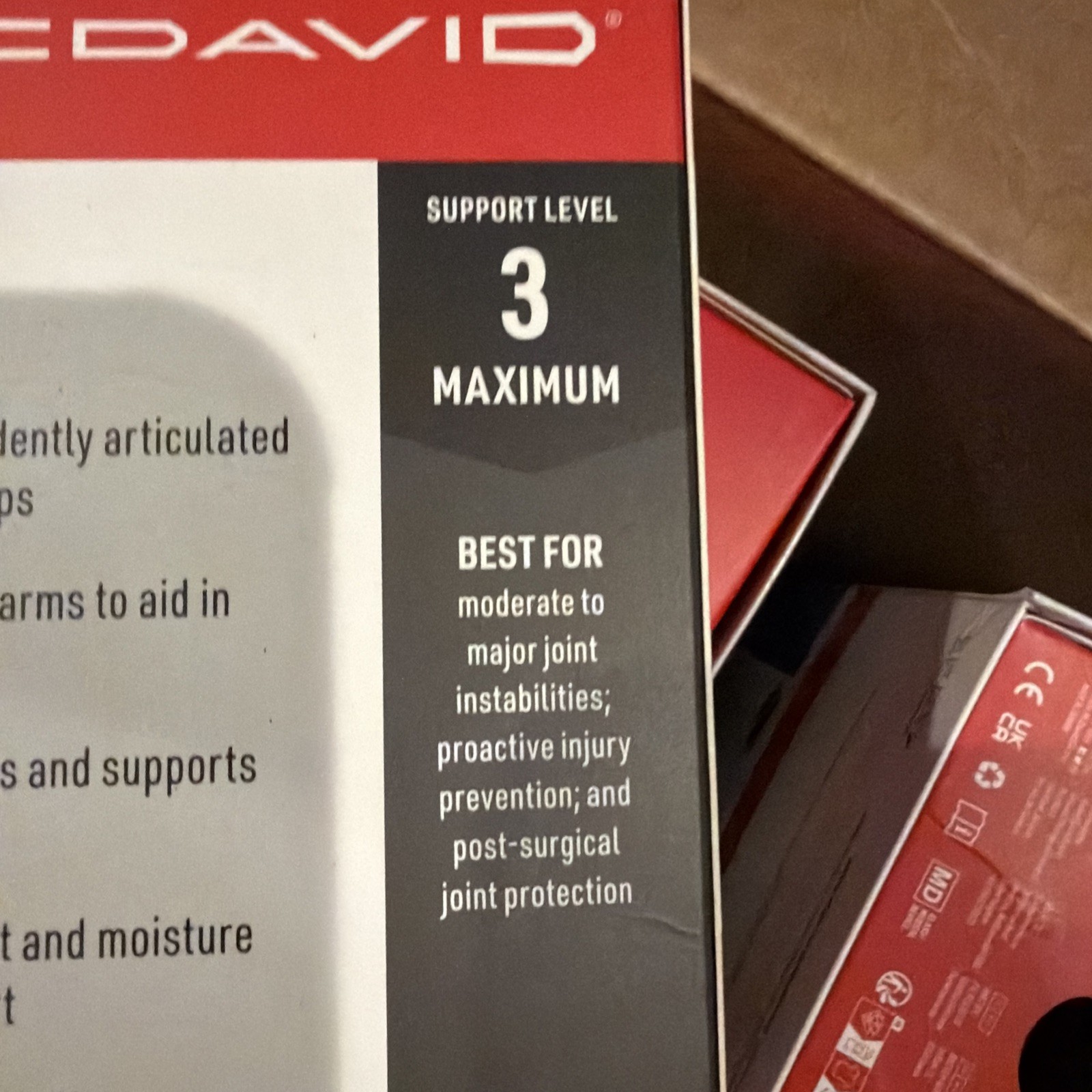 Mcdavid Level 3,Knee Brace w/dual disk hinges size large 15-16