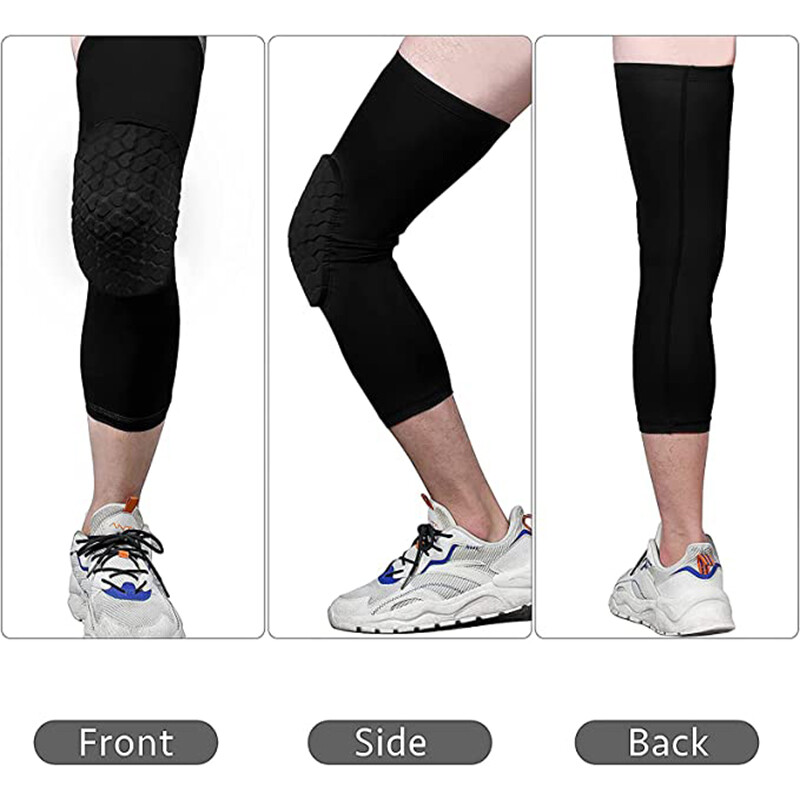 Knee Brace Leg Support Compression Sleeve Sports Protective Gear Guard Pad Gym