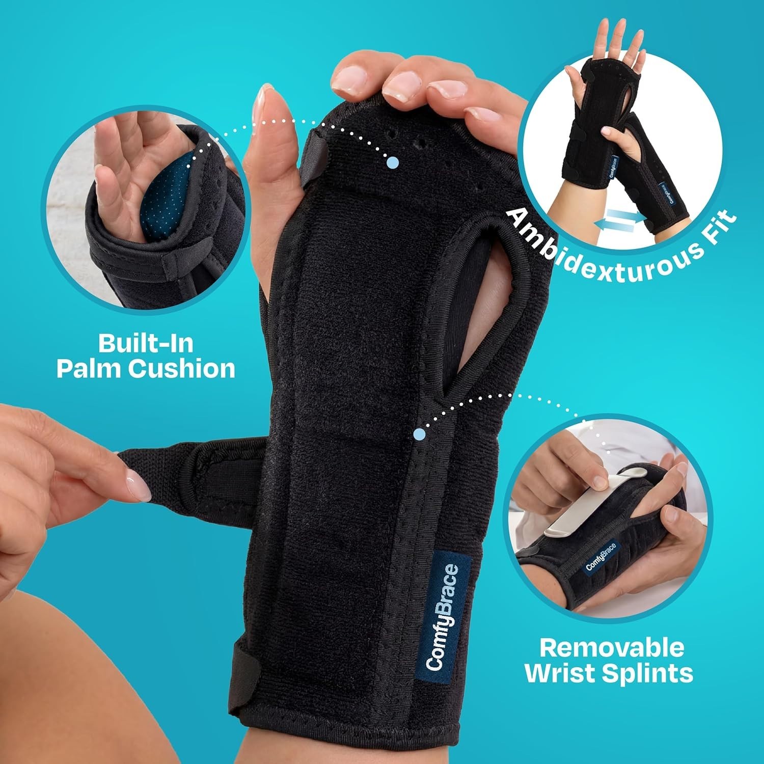 Weighted Vest for Women Men2 PACK Nighttime Pain Relief Wrist Brace for Carpal T