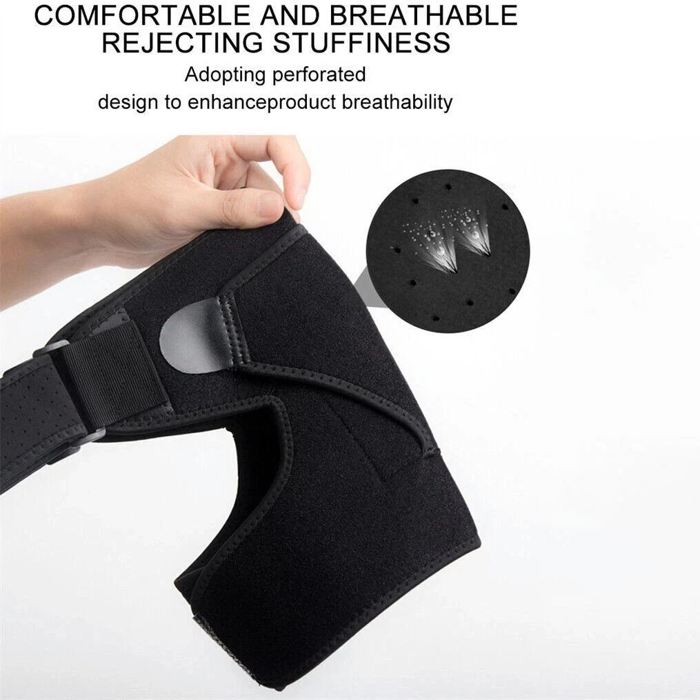 Shoulder Brace Support Compression Sleeve Torn Rotator Cuff Relief AC Joint Pain