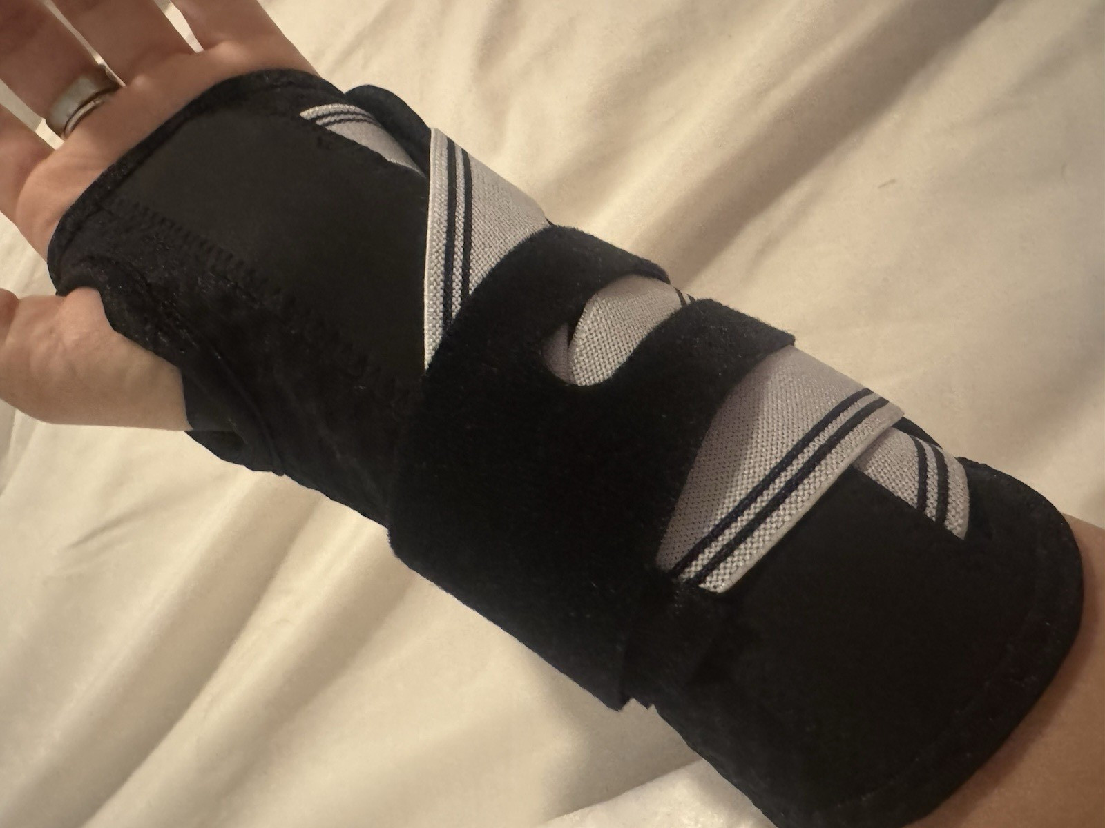 TLSMOD Adjustable Left Wrist & Hand Brace Support/Stabilization, Size S/M/L