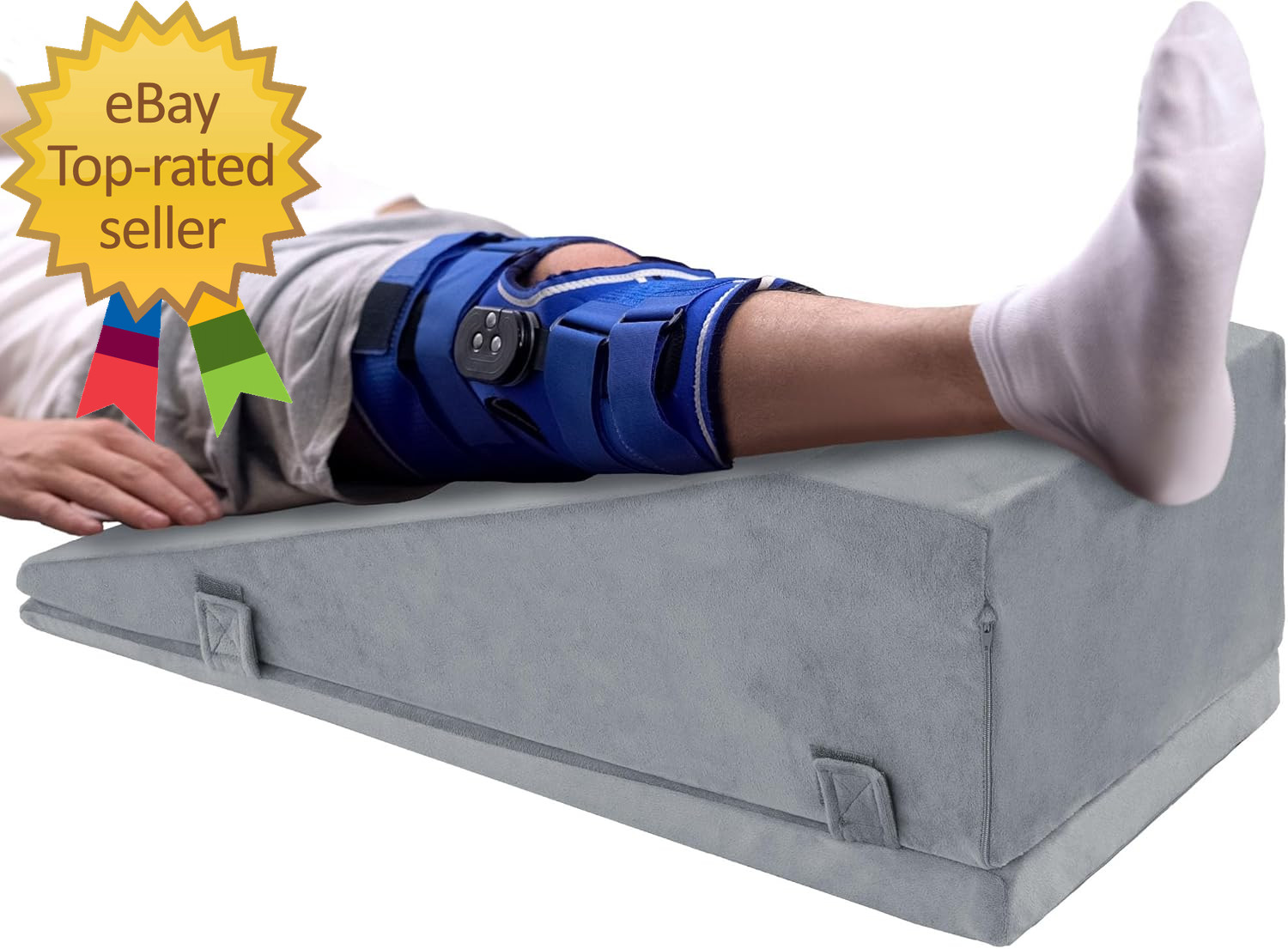 Leg Elevation Pillows for after Surgery Adjustable Height Knee Surgery Recovery