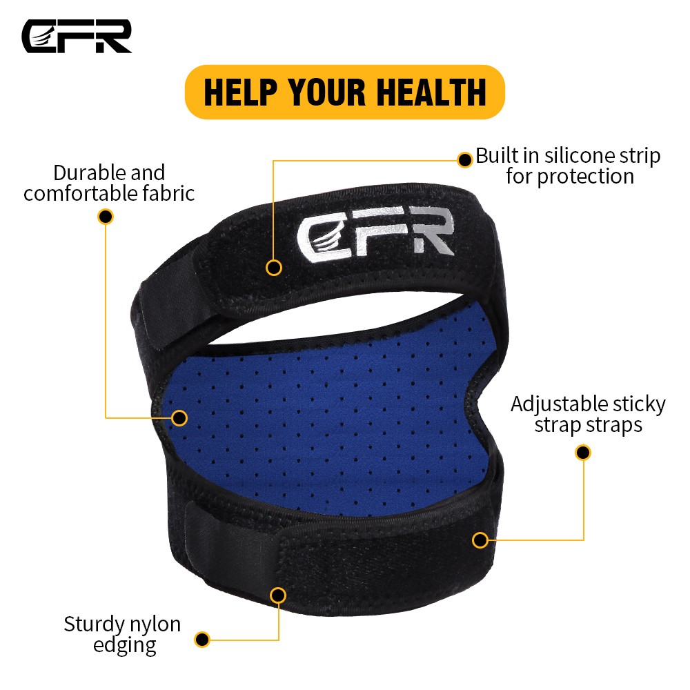 CFR Double Patella Knee Brace Adjustable Knee Support Sports Guard Compression