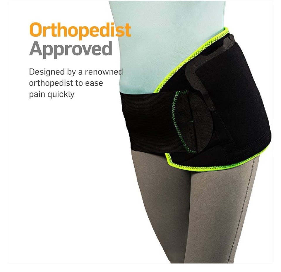 Hot or Cold Hip and Lower Back Pain Relief Wrap for Lumbar Backache, Herniate…