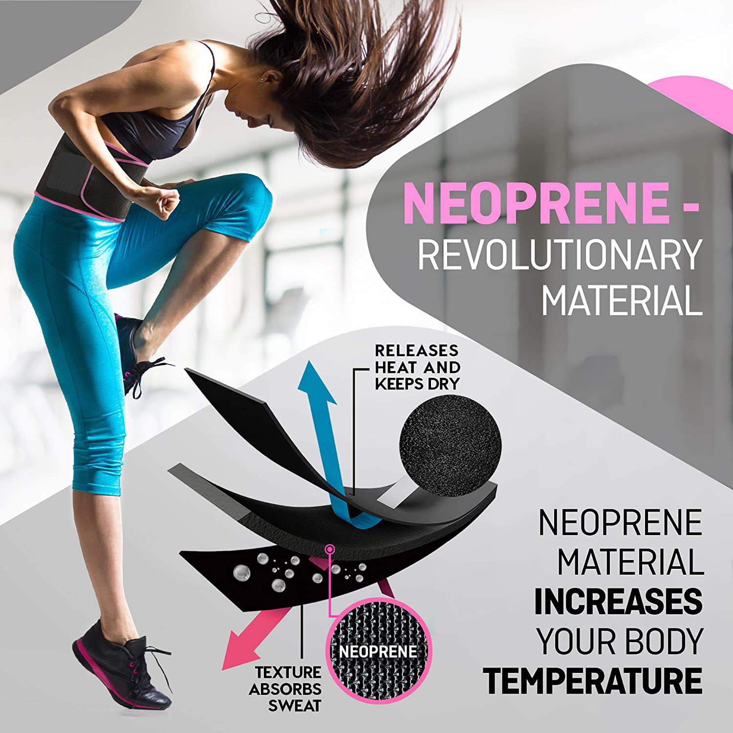 Men Women Sweat Sauna Waist Trainer Belt Fat Burner Body Shaper Workout Trimmer
