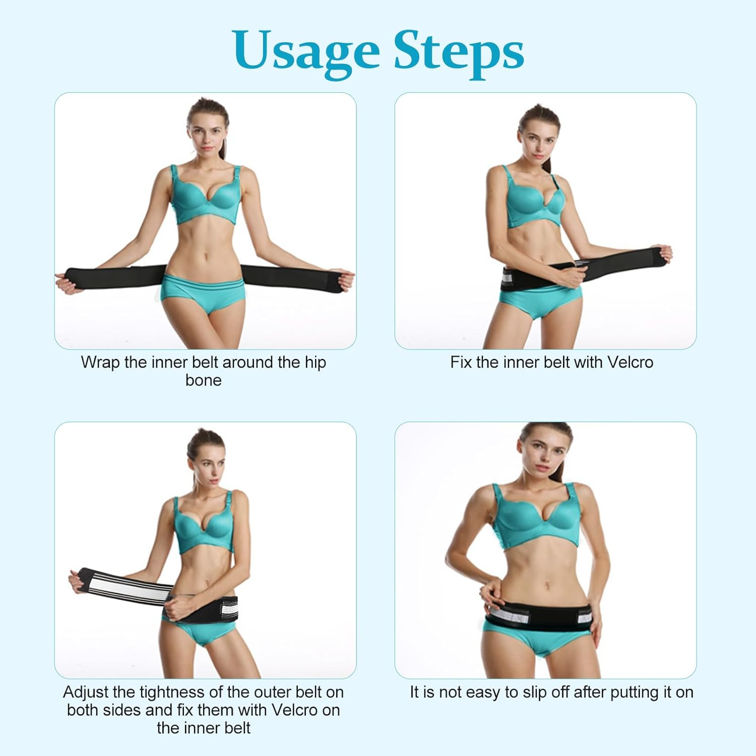 Back Brace for Lower Back Pain, Si Belt, Sciatic Nerve, Relief for Sciatica, Hip