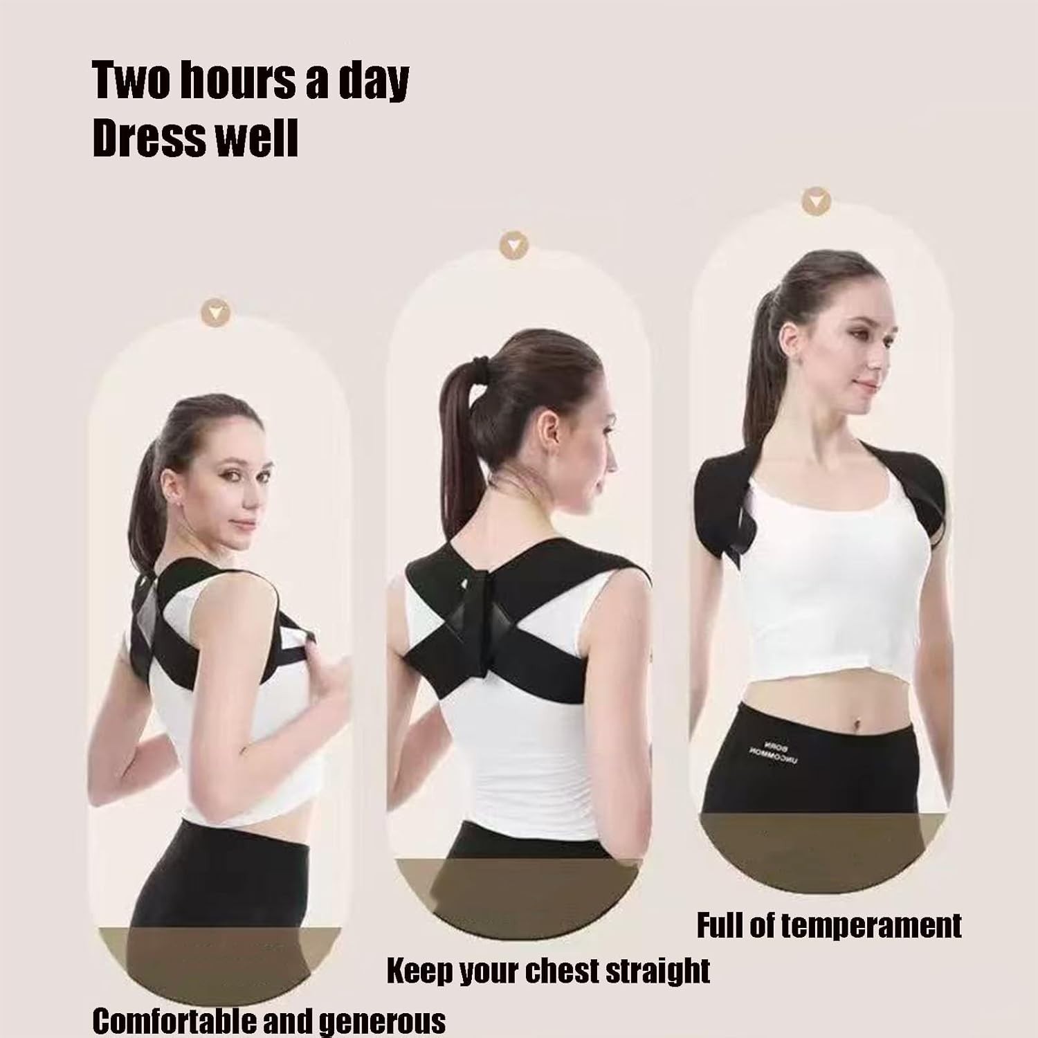S~XXL45~100kg Posture Corrector，Posture Corrector for Women Men，Open Shoulder…