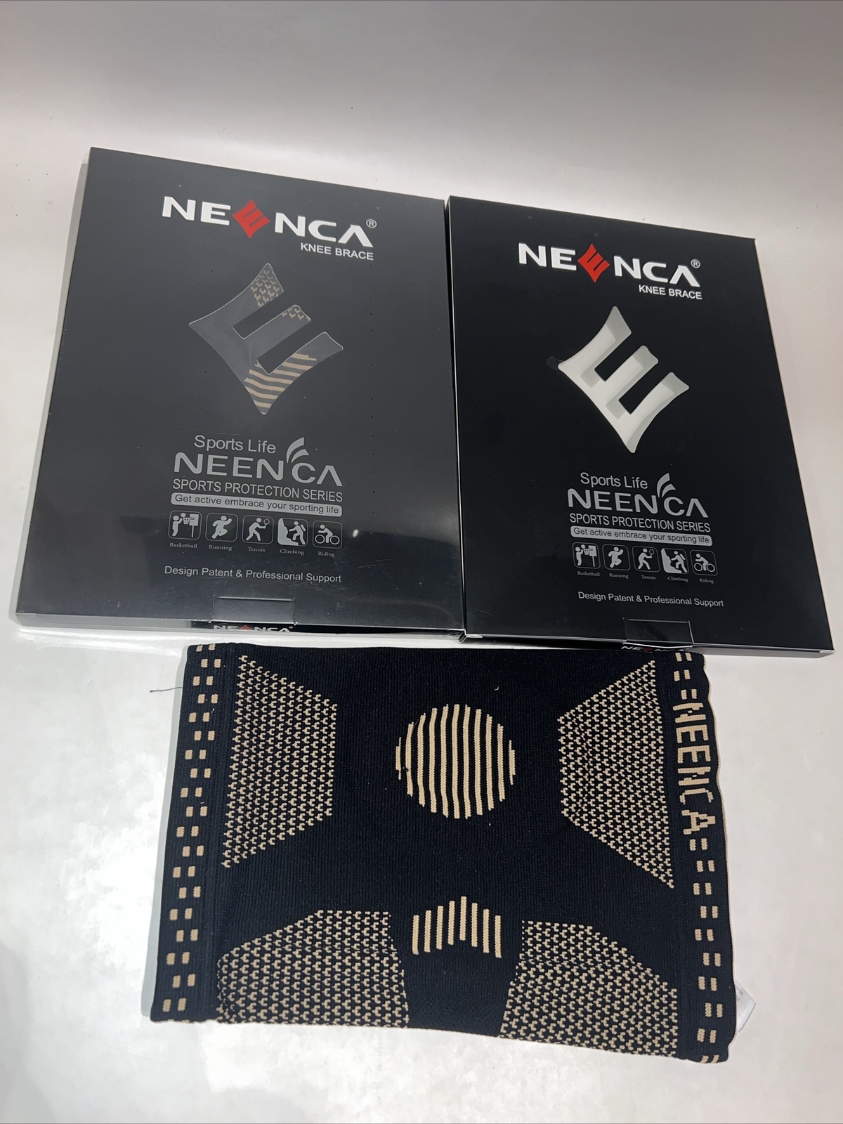 Qty:2 NEENCA Plus Size Knee Brace with Side Stabilizers & Patella Gel Pad 3XL