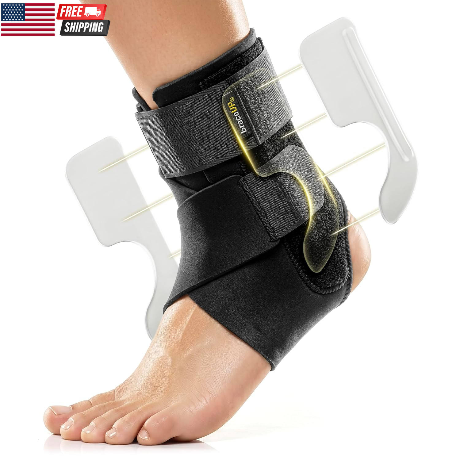 Ankle Brace – Relieve Pain, Enhance Stability for Foot Pain, Sprained Ankle, Ach