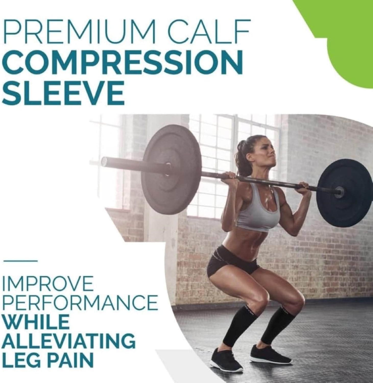 Professional-Grade Calf Compression Sleeve | Fast Injury Recovery & Comfort