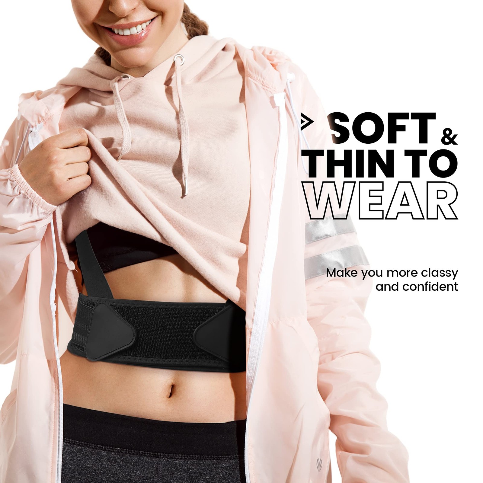 Posture Corrector for Women and Men, Adjustable & Comfy Back Brace