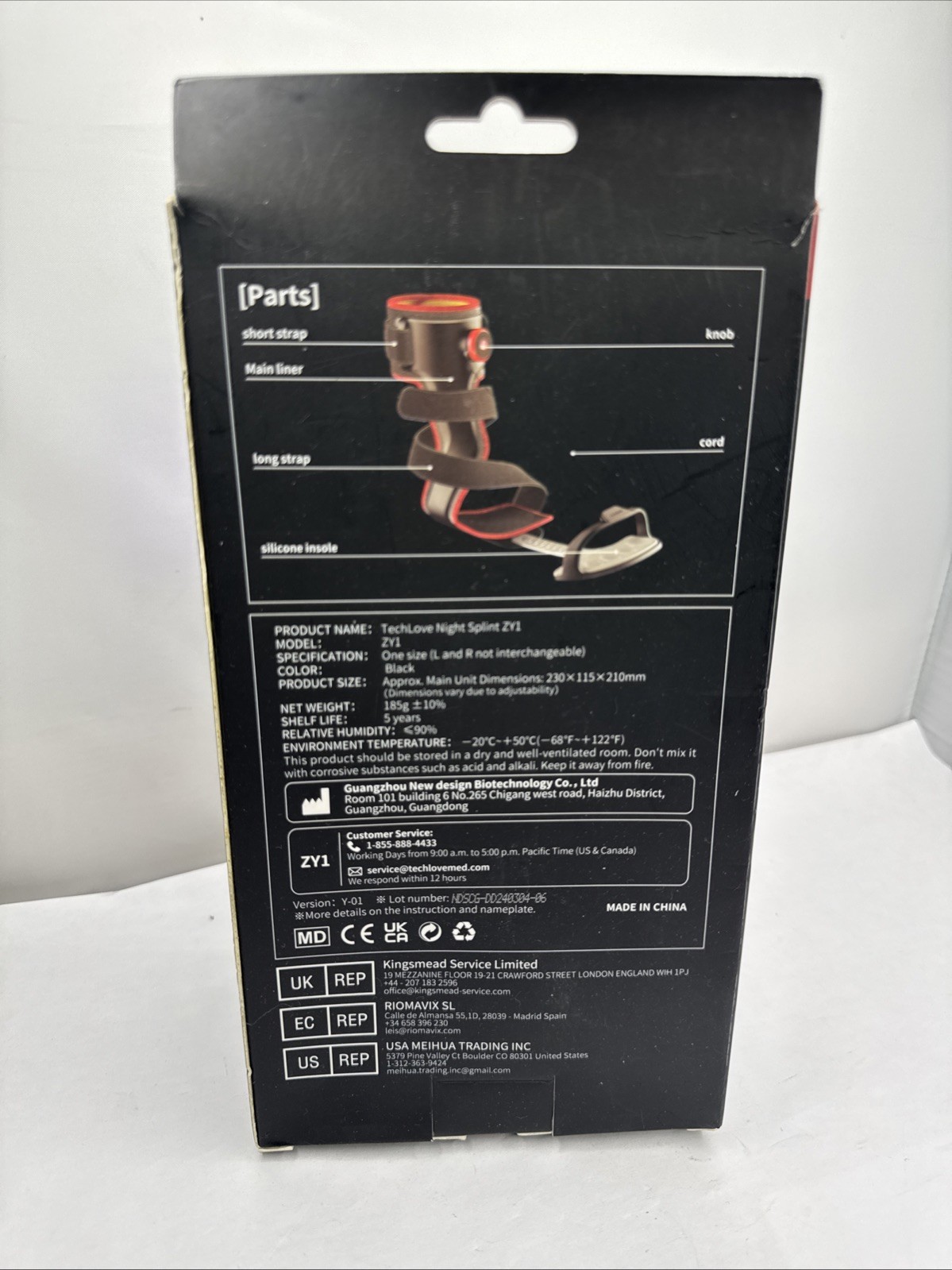 Plantar Fasciitis Night Splint – Strong Pull Plantar Fasciitis Brace Left Foot
