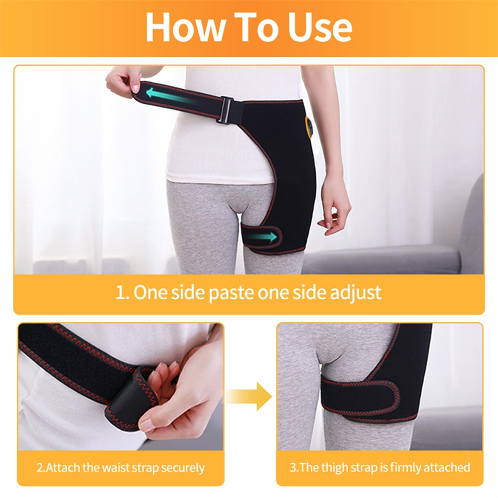 Electric Infrared Heating Hip Brace Heating Massage Pad Vibration Heating Pad