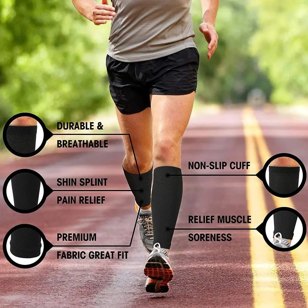 20-30mmHg Calf Compression Sleeve 2 Levels Pressure Breathable Calve