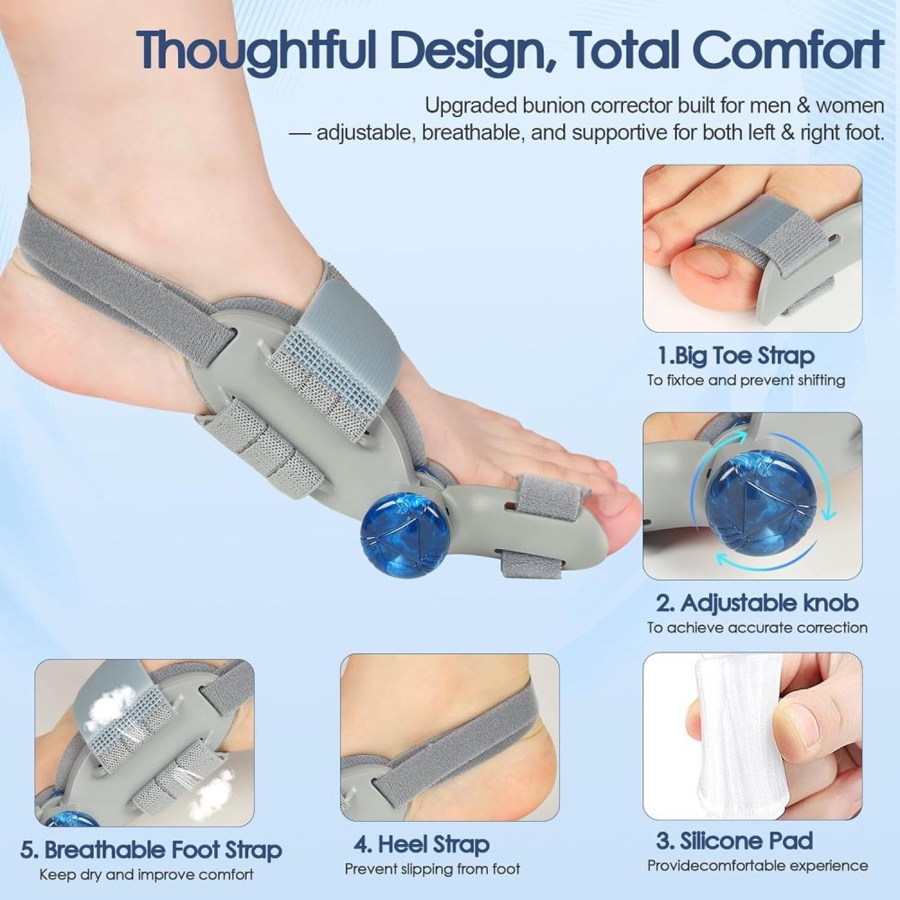 Ergonomics Bunion Fix Toe Valgus Corrector Adjustable Orthosis Women Men Splints
