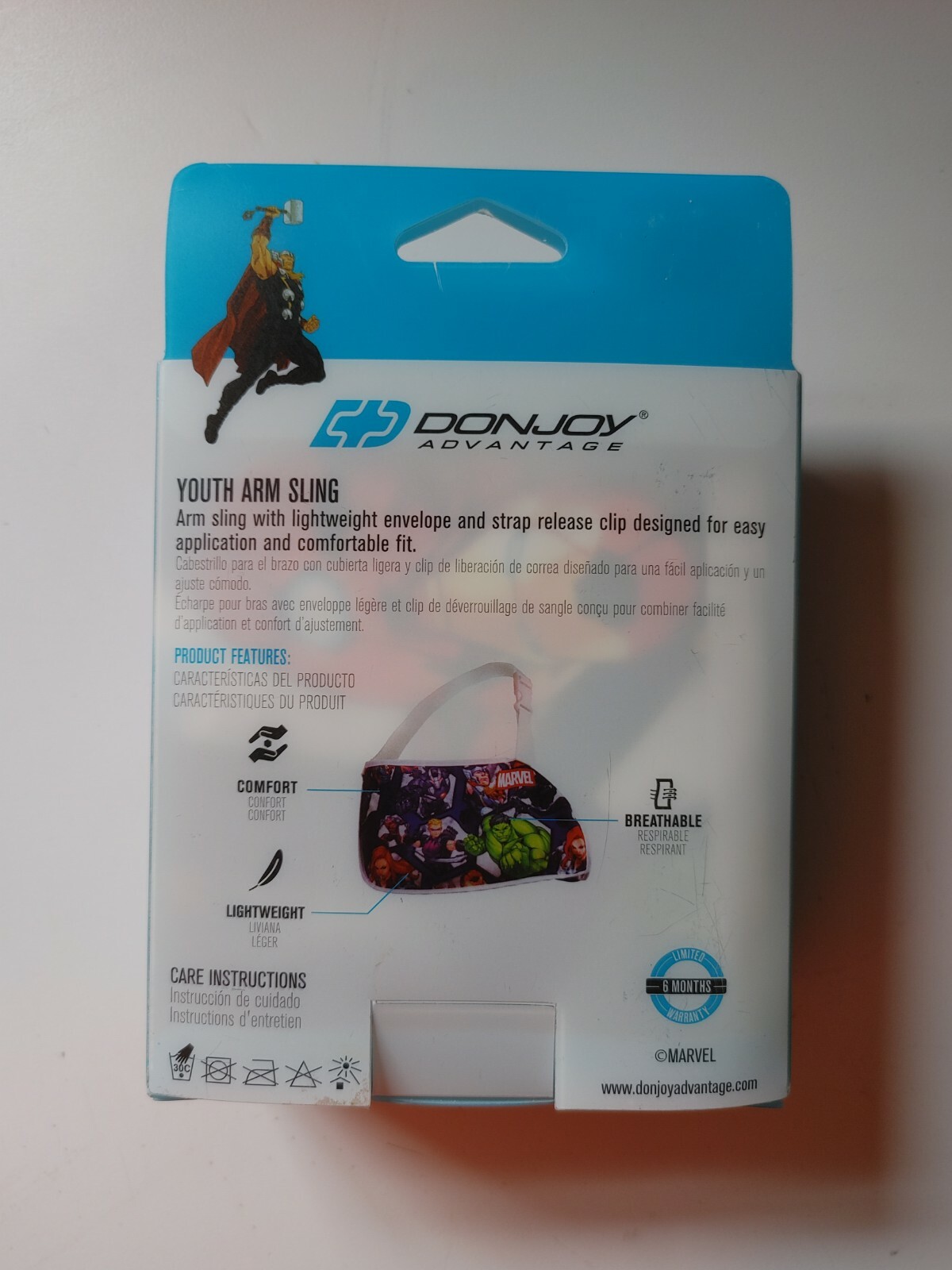 DonJoy Advantage Marvel Avengers Youth Adjustable Arm Sling