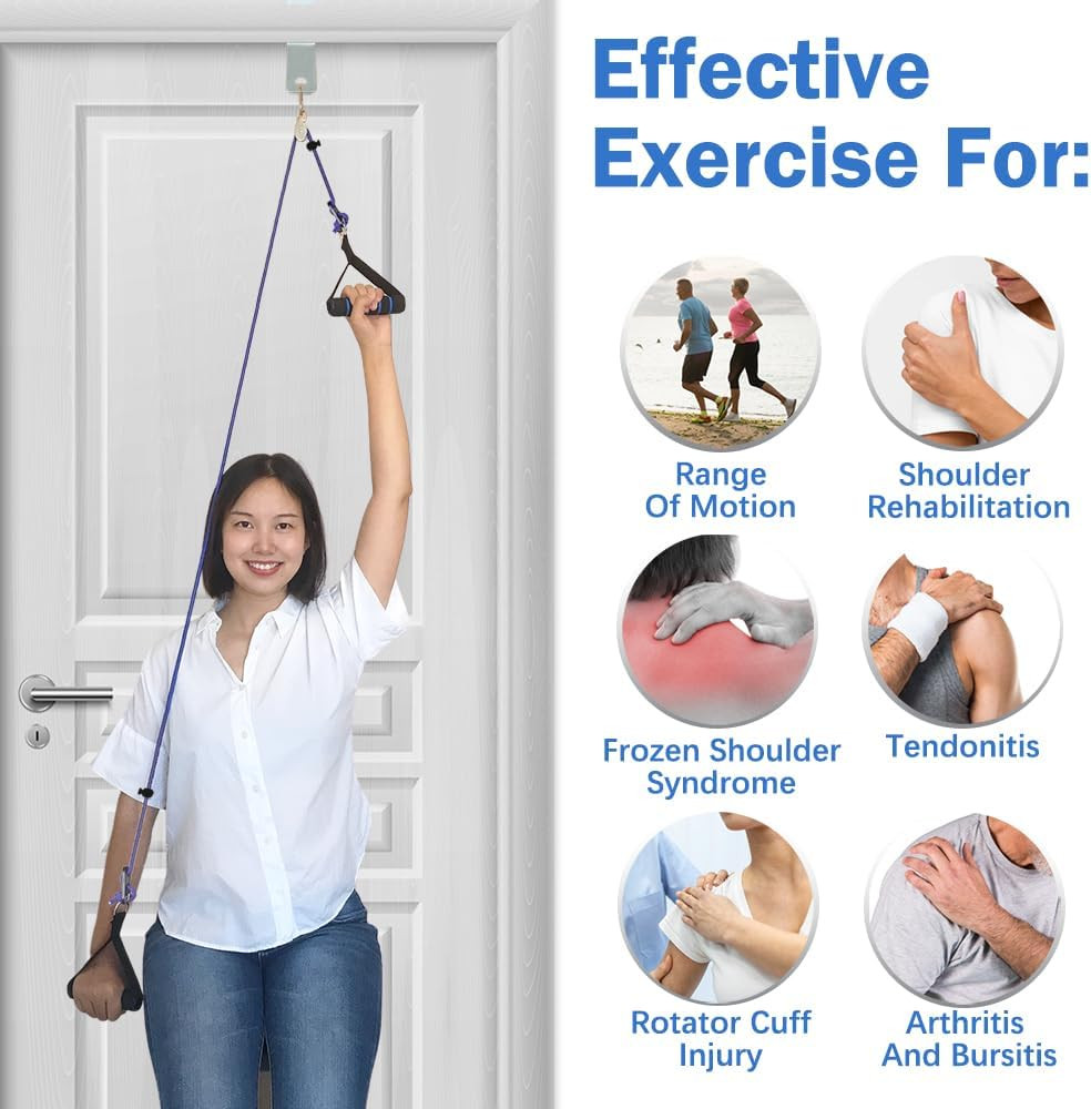 Shoulder Pulley for Physical Therapy, Pulleys for Shoulder Rehab over Door, Shou