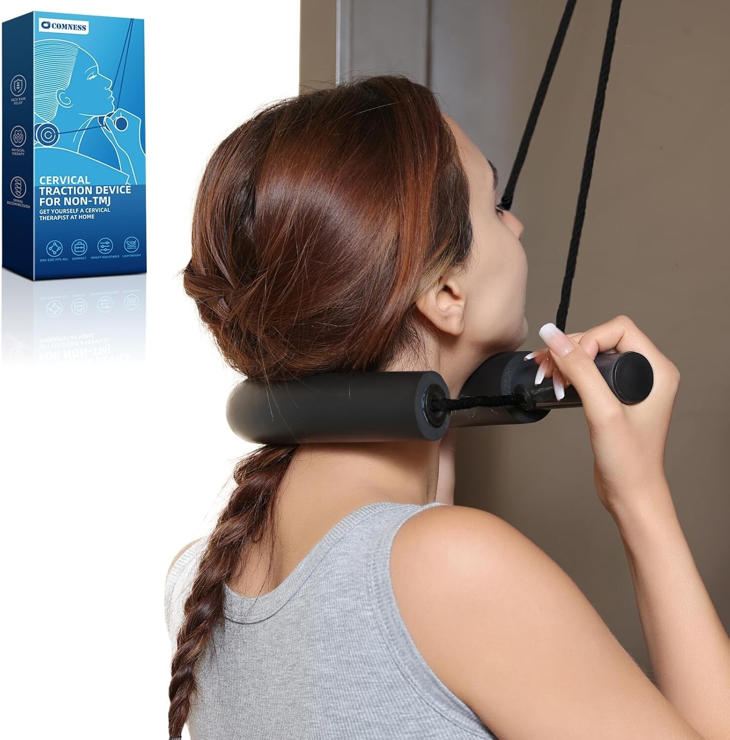 Cervical Neck Traction Device for Home Use, Restore the natural neck curve