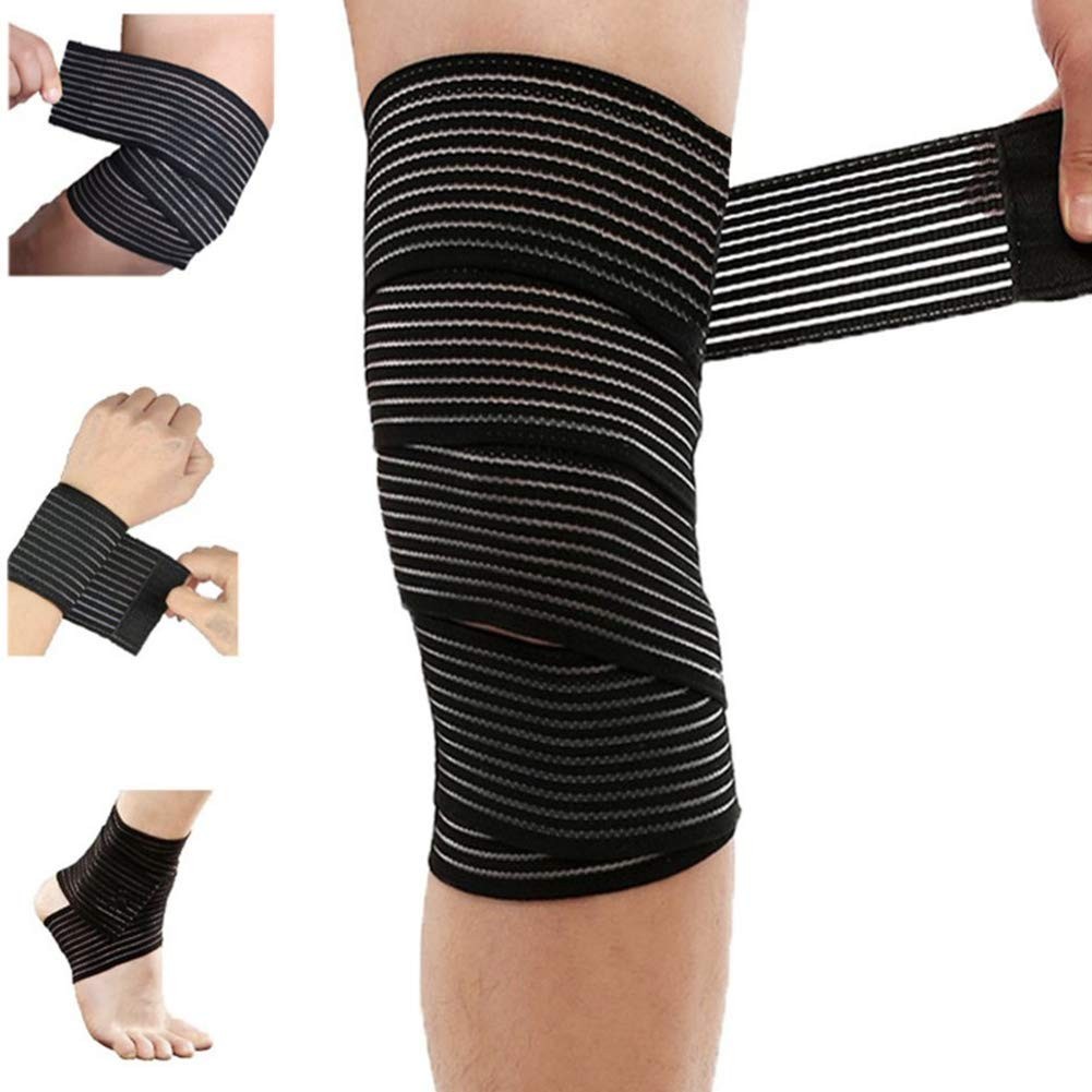 Elastic Knee Wrap Compression Bandage Support for Sports