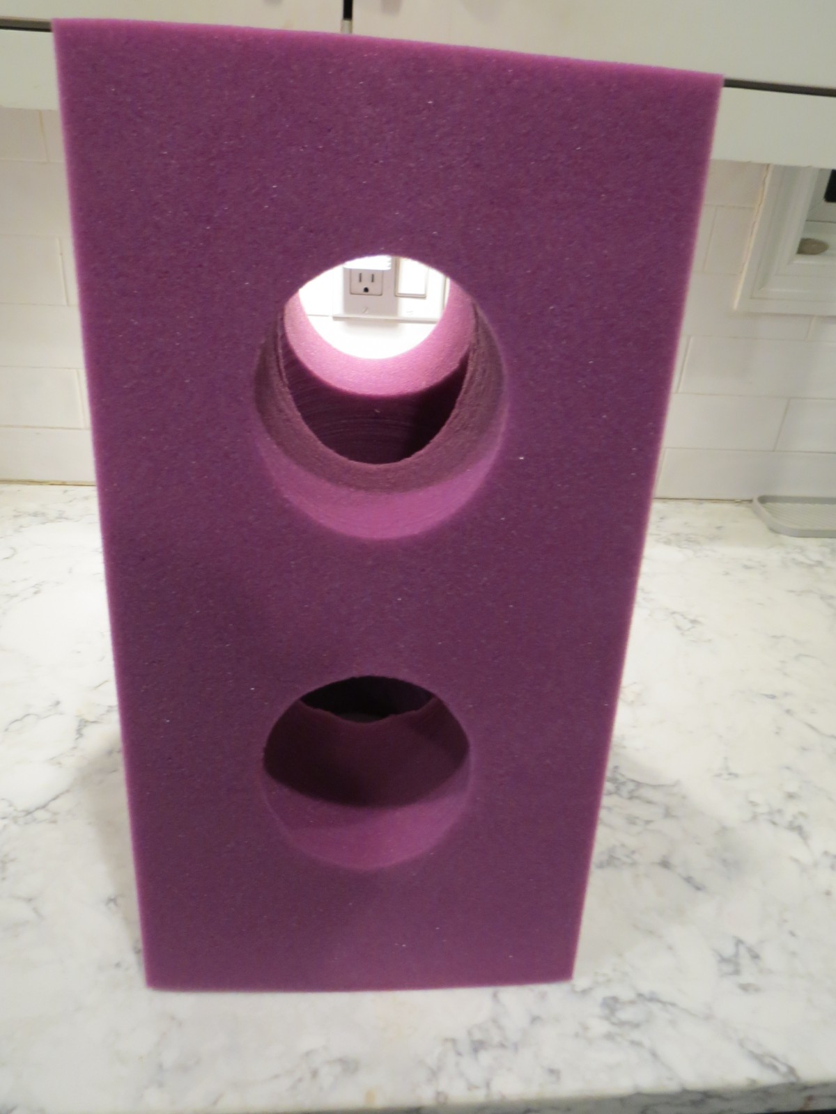 Medical positioner elevating arm or foot heels elbow cradle purple foam comfort