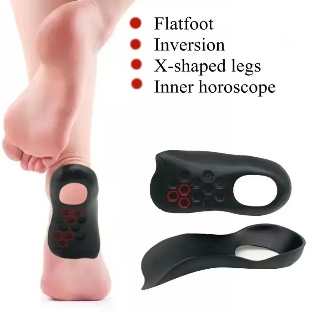 1 Pair Orthotic Insoles For Flat Feet O-Shaped Legs And Plantar Fasciitis – Unis