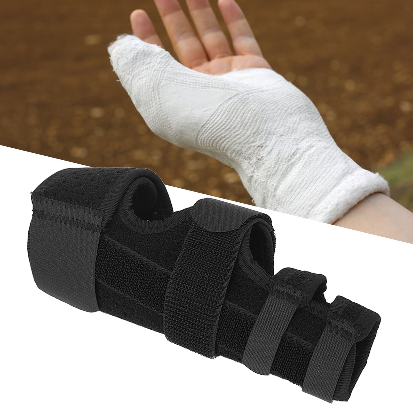 (S) Pinky Finger Splint Practical Metacarpal Finger Splint Hand Brace