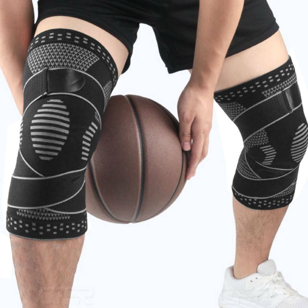 Knee Support Brace Copper Compression Sport Joint Pain Arthritis Relief Sleeves