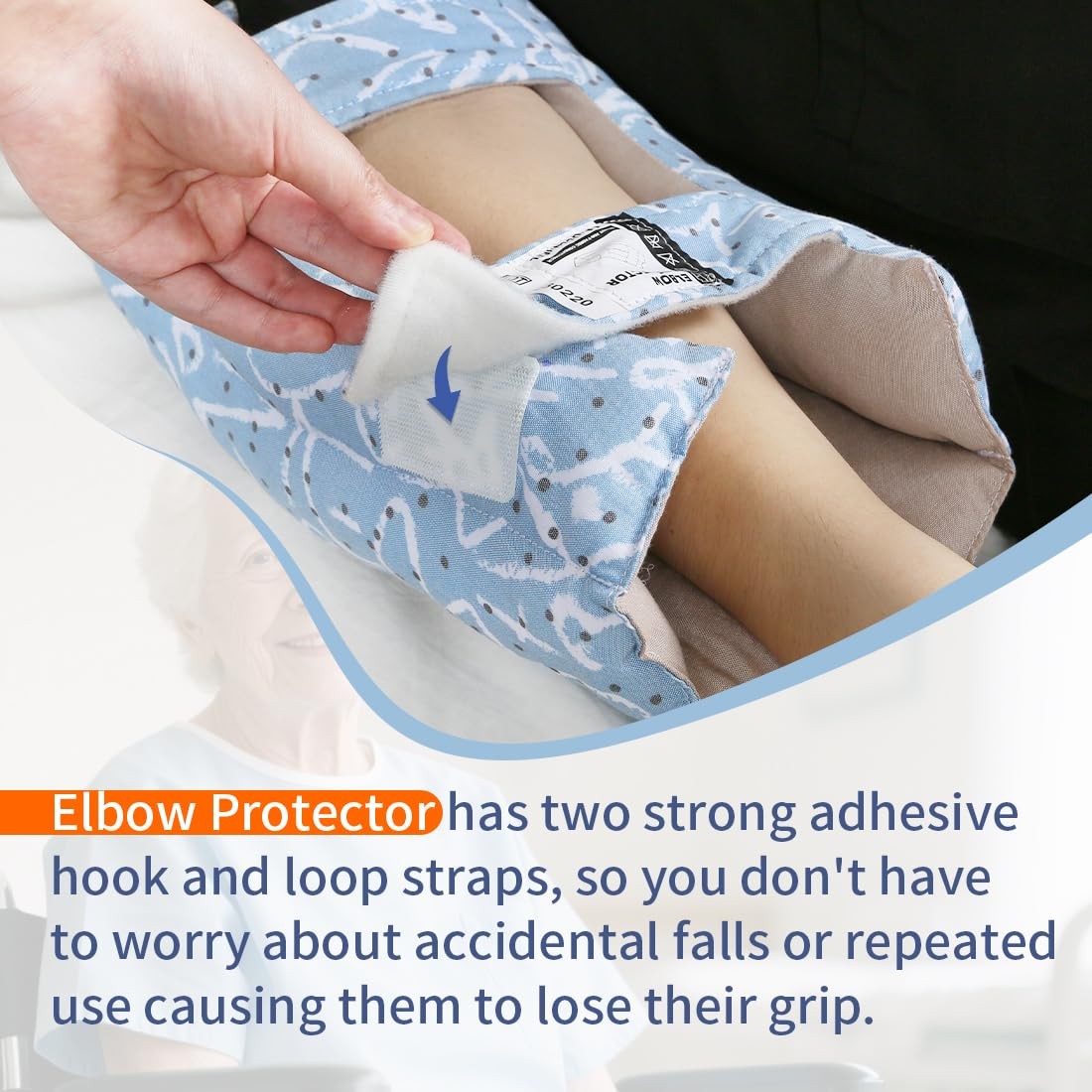 Colorful Pattern Elbow Protector Elderly Care Adjustable Pressure Pad 1 PCS