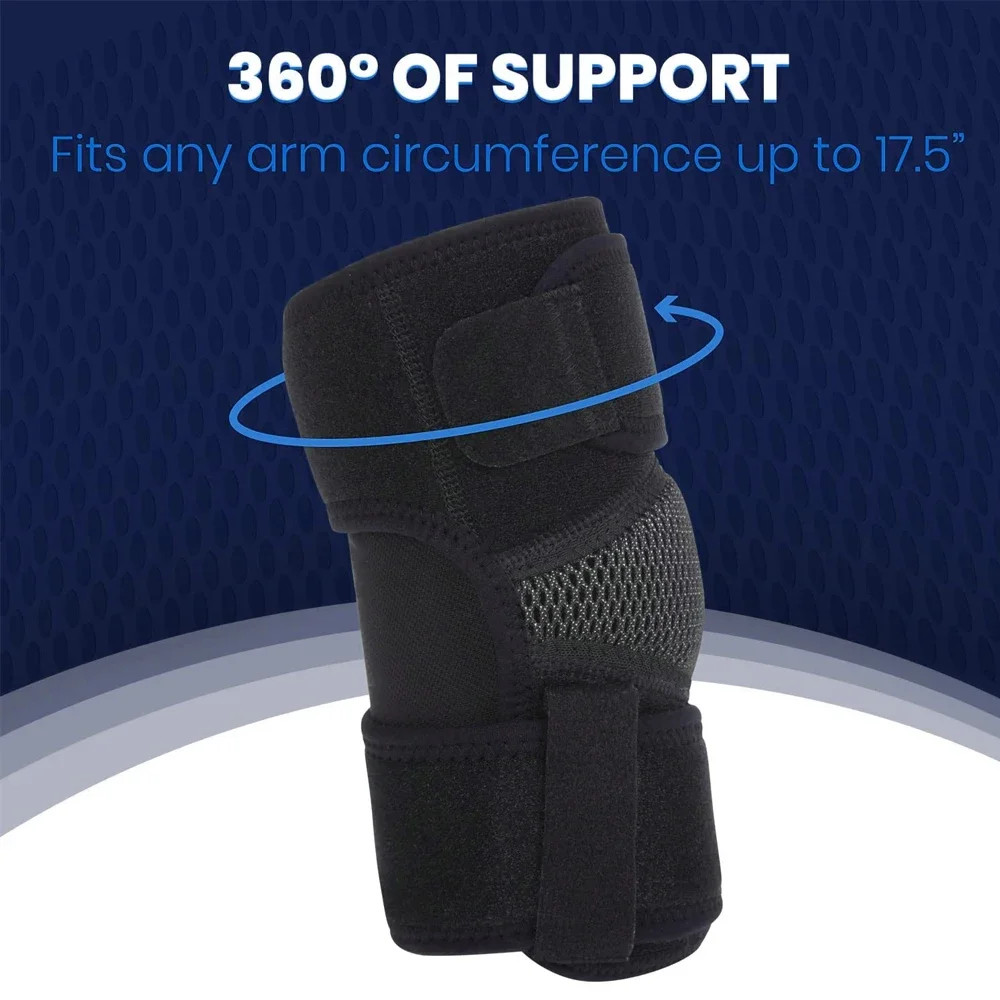 1 PCS Compression Elbow Brace Wrap for Tendonitis Bursitis Left Right Arm Suppor