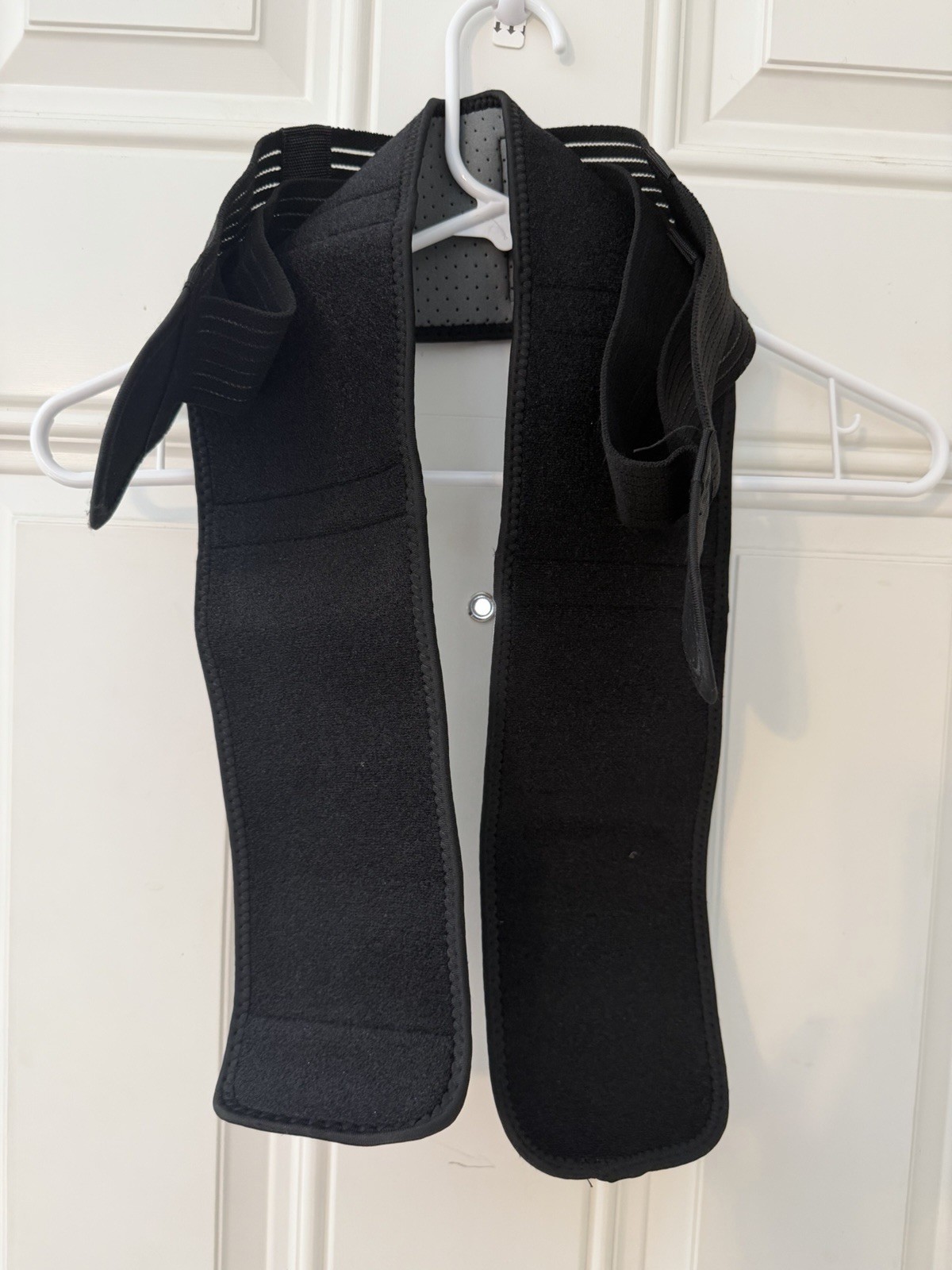 Adjustable Neoprene Lumbar Support Belt Black Gray Stabilization Compression