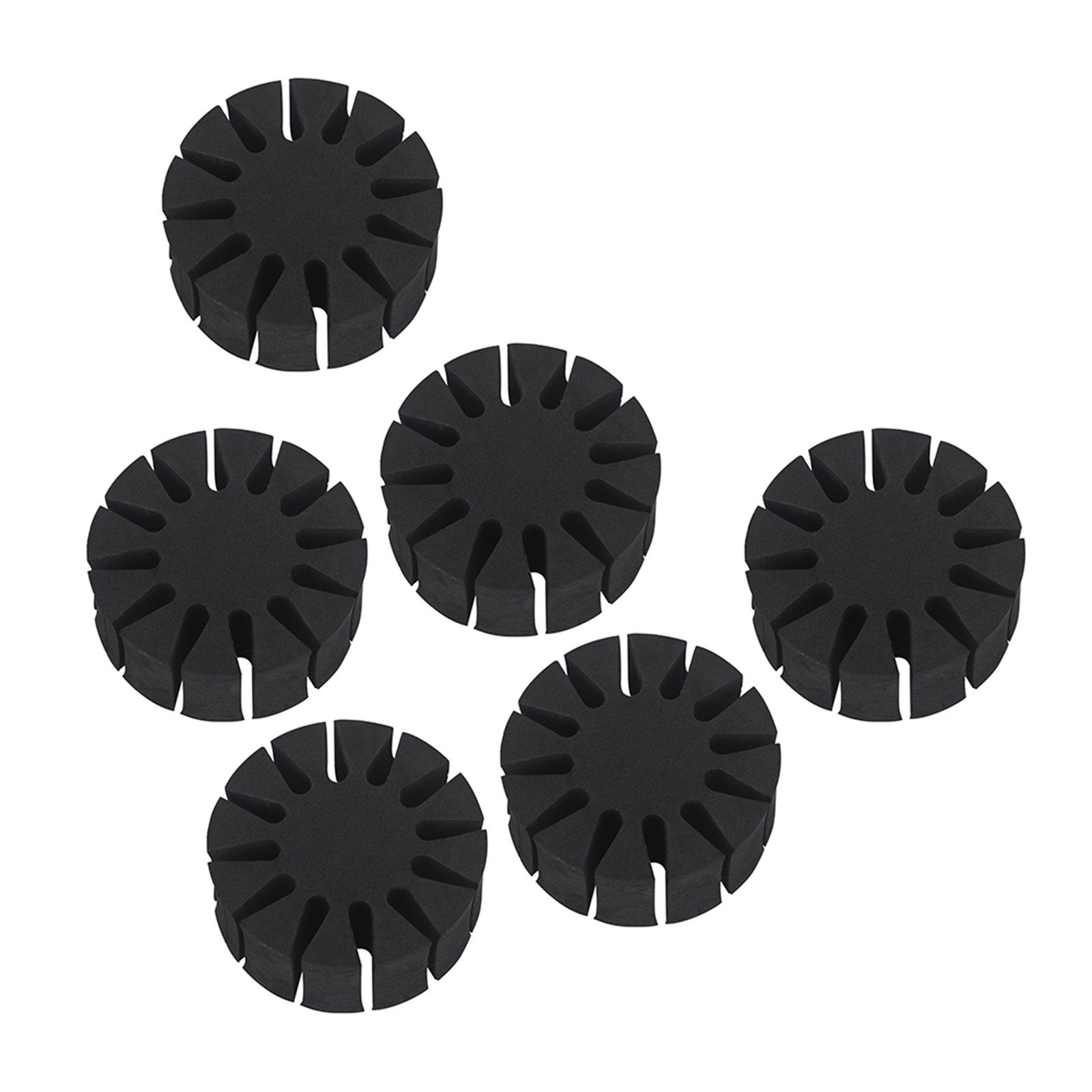 6 Pcs Durable EVA Foam Round Rack Separator Holder Outdoor Hunting Arc CX4