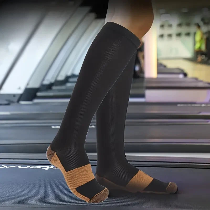 Copper Compression Socks 20-30mmHg Graduated Support Mens Womens S-XXL Wholesale